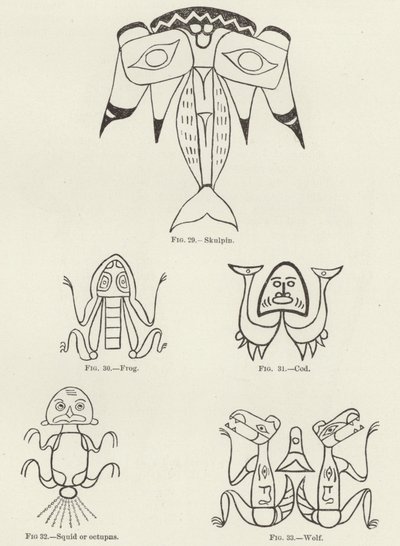 Haida Tattoo Marks by American School