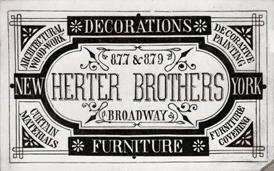 Herter Brothers, Decorations, Furniture, 877 & 879 Broadway, New York by American School