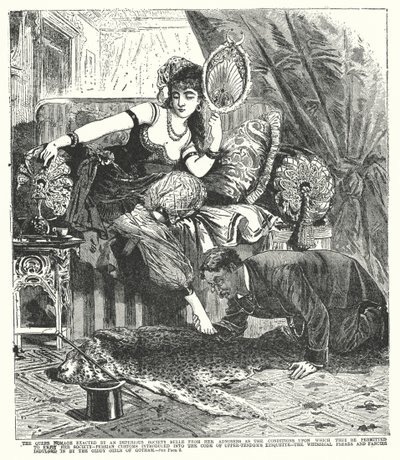 Homage Exacted by an Imperious Society Belle by American School