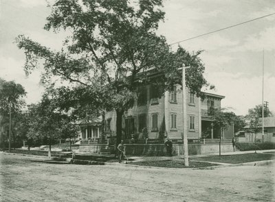 Home of Abraham Lincoln in 1861 by American School