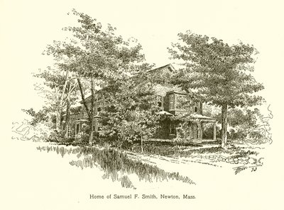 Home of Samuel F. Smith, Newton, Mass. by American School