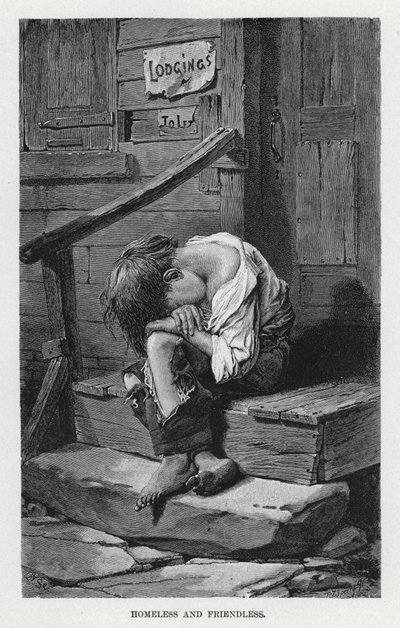 Homeless and Friendless by American School