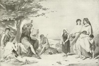 Homer reciting the Iliad by American School