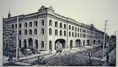 Hudson River Railroad Terminal, New York City by American School