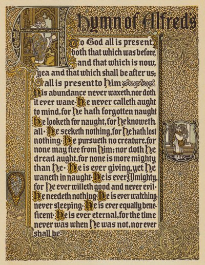 Hymn of King Alfred by American School