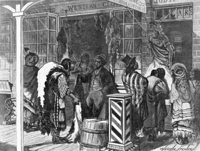 Indians Trading at a Frontier Town, from 