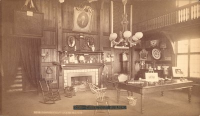 Interior of the Connecticut State Building by American School