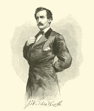 J. Wilkes Booth, April 1865 by American School