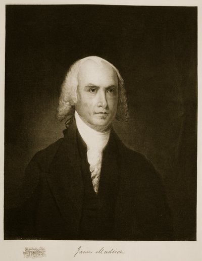 James Madison, 4th President of the United States of America by American School