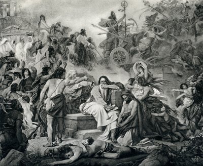 Jeremiah at the fall of Jerusalem, from 