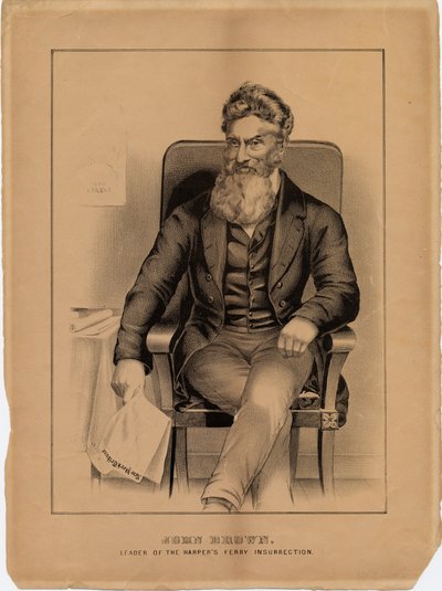 John Brown, Leader of the Harpers Ferry Insurrection by American School