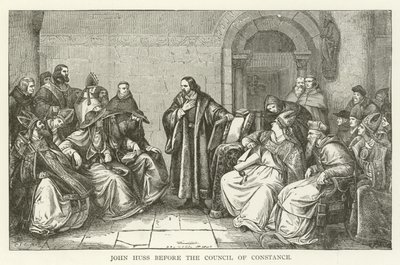 John Huss Before the Council of Constance by American School