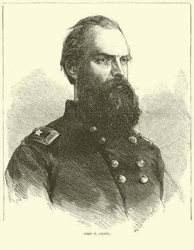 John W Geary, October 1863 by American School