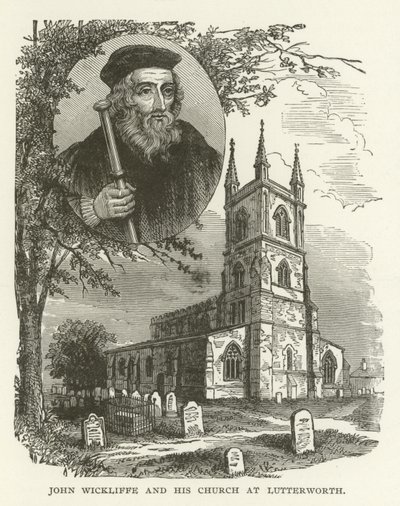 John Wickliffe and His Church at Lutterworth by American School