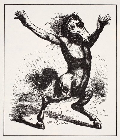 Kelpie Water Demon, from The World Guide to Gnomes, Fairies, Elves and Other Little People by Thomas Keightley, Published 1880 by American School