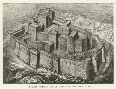 Knight Templar Castle Kragin in the Holy Land by American School