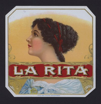 La Rita, cigar label by American School