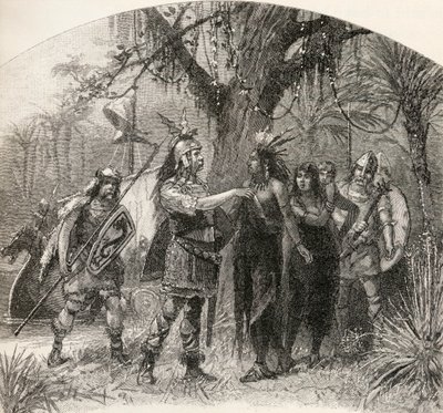 Landing of Northmen, from 