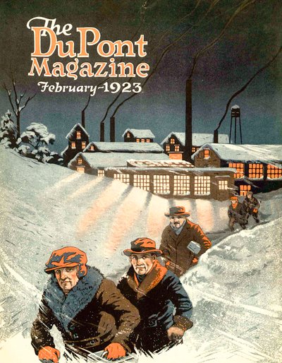 Leaving Work in the Snow by American School