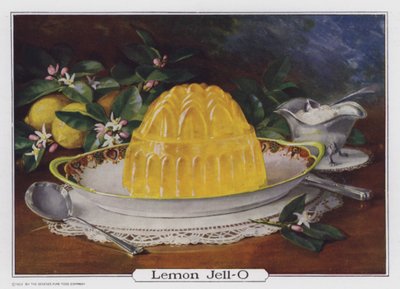 Lemon Jell-O, Advertisement for the Genesee Pure Food Company by American School