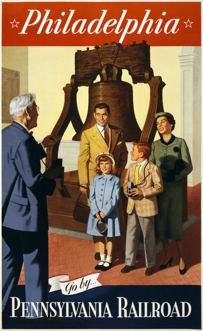 Liberty Bell Travel Poster by American School
