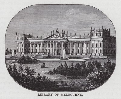 Library of Melbourne by American School