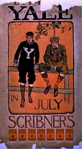 Life at Yale, Poster Advertising the July Edition of Scribner