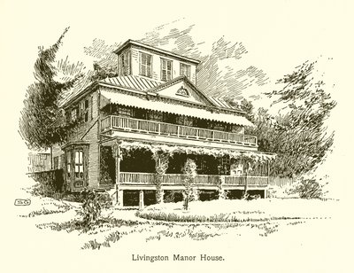 Livingston Manor House, Washington in New York by American School