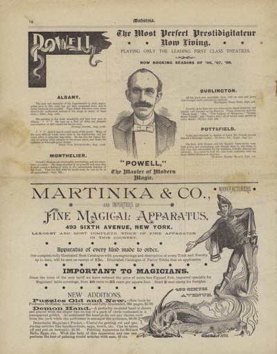 Magic advertisements by American School