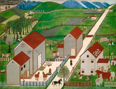 Mahantango Valley Farm, late 19th century by American School