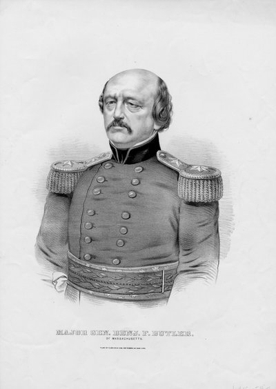 Major Gen. Benj. F. Butler of Massachusetts, pub. by Currier & Ives, c.1860 by American School