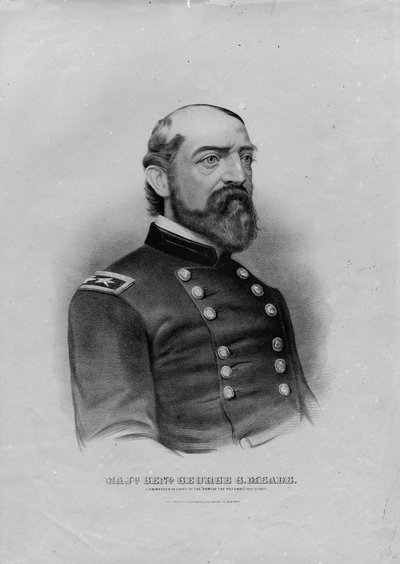 Majr. Genl. George G. Meade, pub. by Currier & Ives, c.1863 by American School
