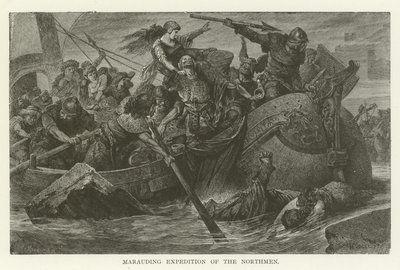Marauding Expedition of the Northmen by American School