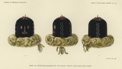 Mask of Hehea (Blunderer) of the Nadir by American School