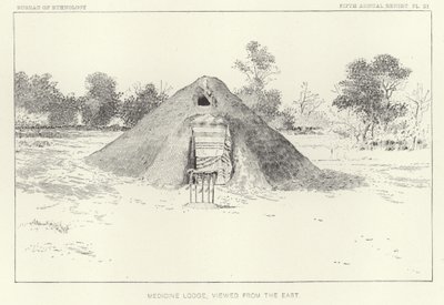 Medicine Lodge Viewed from the East by American School