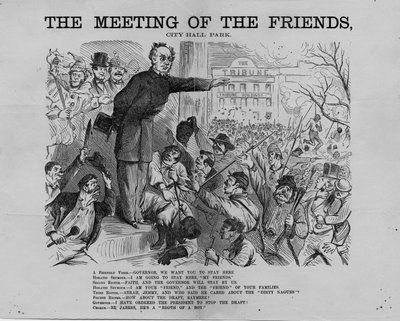 Meeting of the friends, City Hall Park by American School