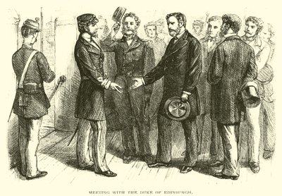 Meeting with the Duke of Edinburgh by American School