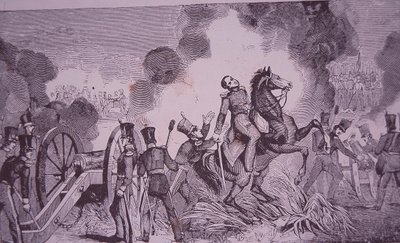 Mexican-American War (1846-48), Battle of Palo Alto and death of Major Ringgold by American School