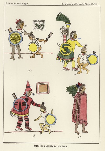 Mexican Military Insignia by American School