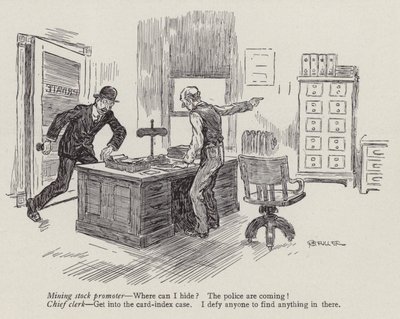 Mining Stock Promoter Running Away from the Police by American School