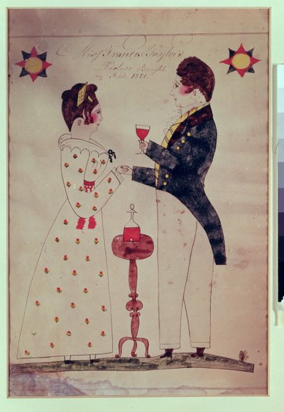 Miss Francis Taylor and Fiance by American School