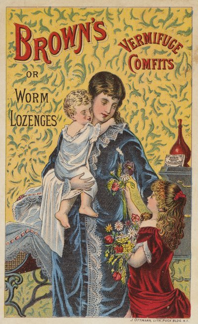 Mother Holding Baby, Standing with Daughter by American School