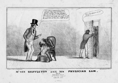 Mr. Van Shuffleton and His Physician Sam by American School