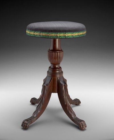 Music stool by American School