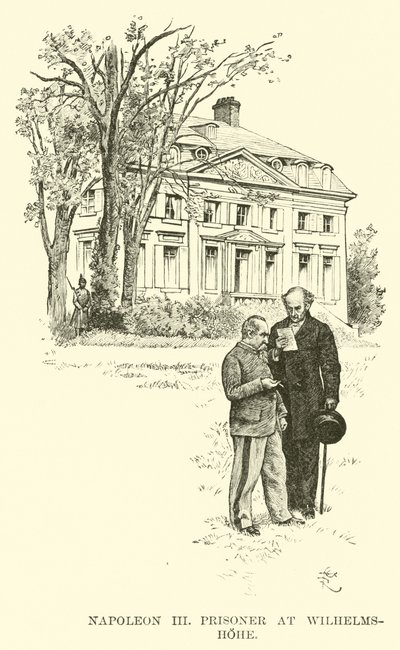 Napoleon III, prisoner at Wilhelmshohe by American School