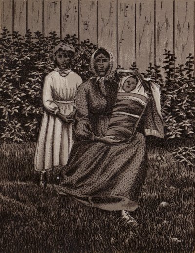 Niagara Falls: Indian Family by American School