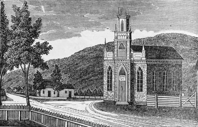 North-East View of the Episcopal Church, Kent, from 