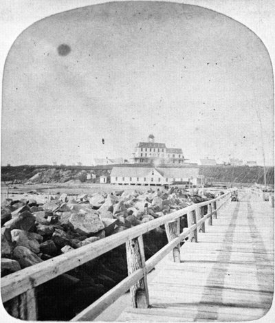 Ocean View Hotel, Block Island, Rhode Island by American School
