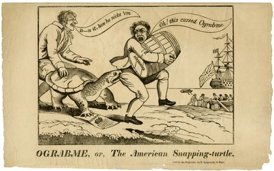 Ograbme, or The American-Snapping Turtle by American School