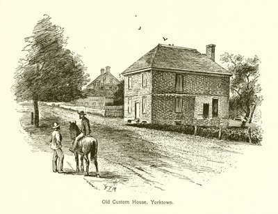 Old Custom House, Yorktown by American School